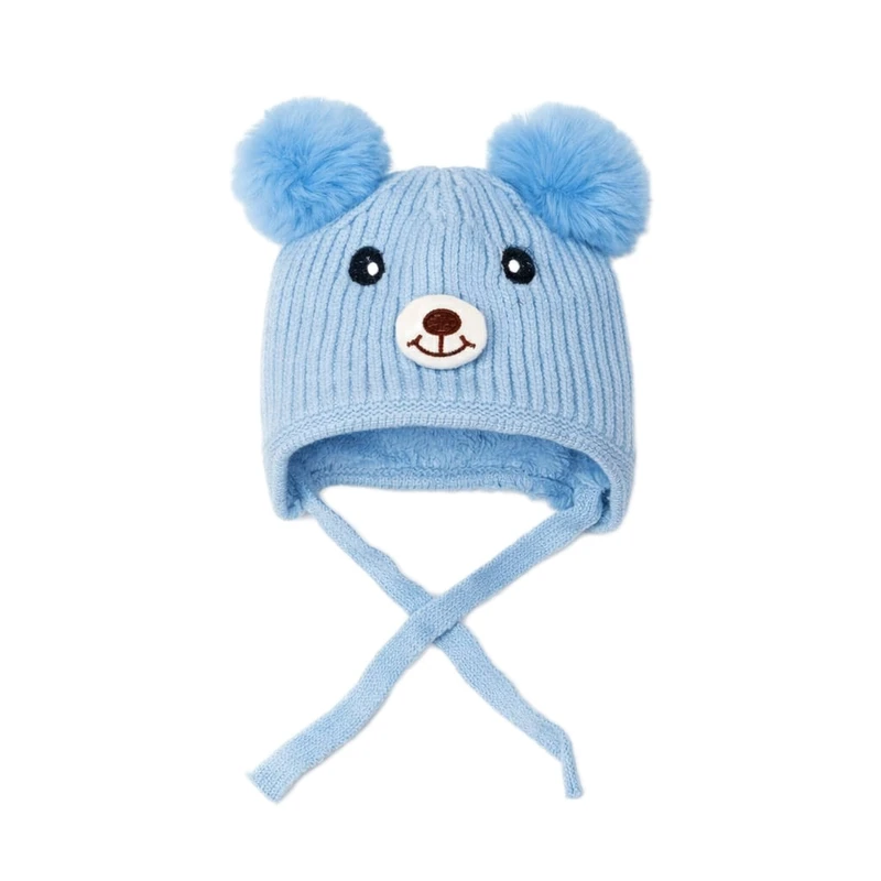 کلاه بافتنی دخترانه مدل 1234