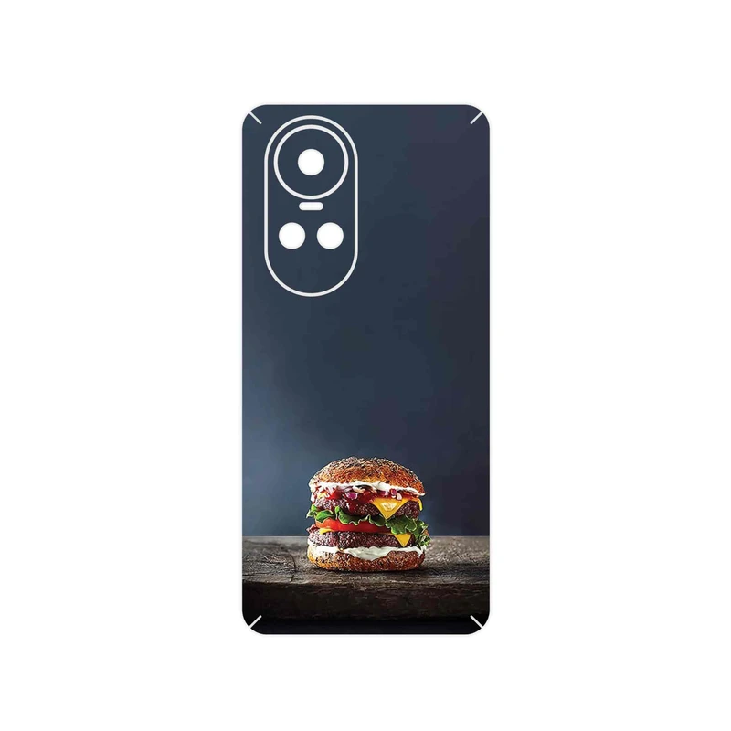 برچسب پوششی ماهوت مدل Hamburger مناسب برای گوشی موبایل اپو Reno 10 5G