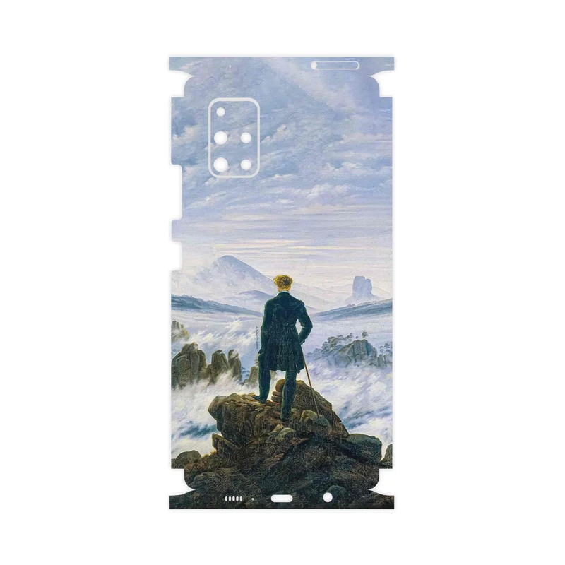 برچسب پوششی ماهوت مدل Wanderer above the Sea of Fog-FullSkin مناسب برای گوشی موبایل سامسونگ Galaxy A71 5G