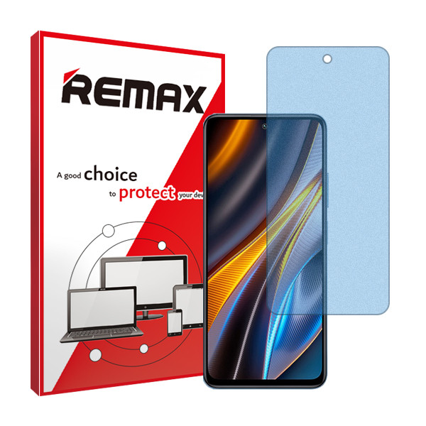 محافظ صفحه نمایش مات ضداشعه آبی ریمکس مدل HyMBLU مناسب برای گوشی موبایل شیائومی Poco X4 GT