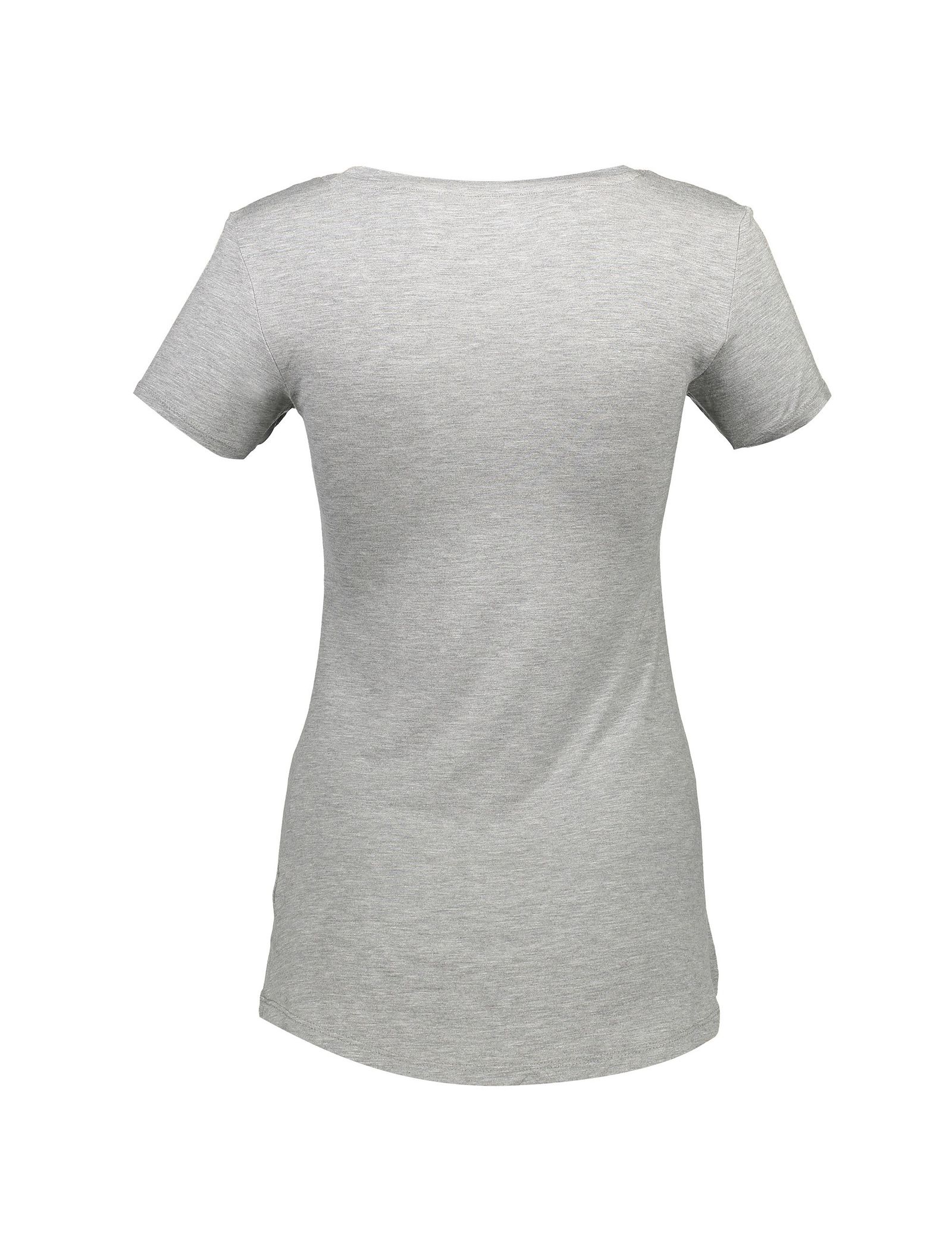 تی شرت راحتی آستین کوتاه زنانه - لاوین رز - طوسي - 3