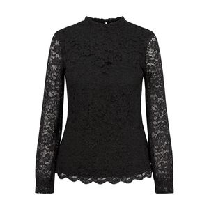 نقد و بررسی بلوز آستین بلند یقه ایستاده زنانه مدل گیپور آستردار توسط خریداران