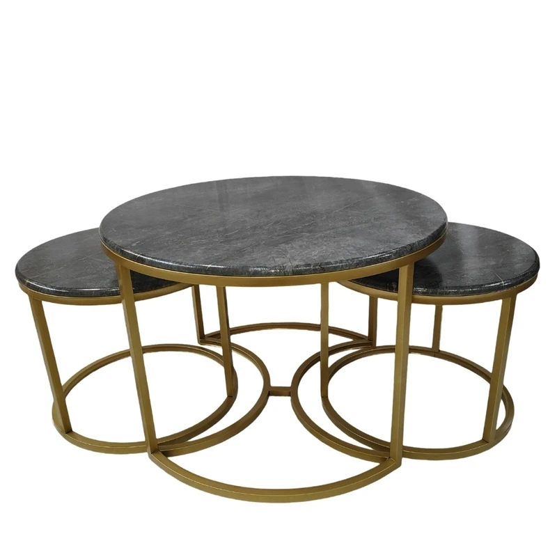 میز پذیرایی آقای فلز مدل پرشین مجموعه سه عددی