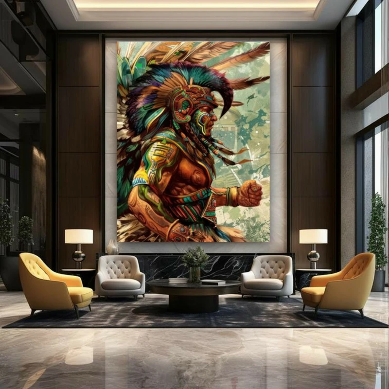 پوستر طرح سرخپوست مدل غول پیکر کد GR1241