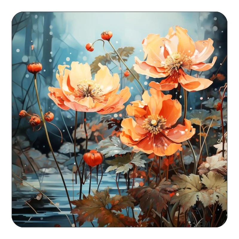 مگنت کاکتی طرح نقاشی رنگ روغن مدل mp70305