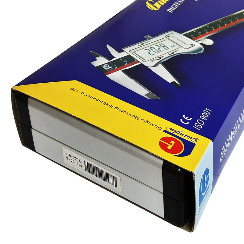 کولیس دیجیتال گوانگلو مدل AT - 015017 گستره 150-0 میلی متر کولیس دیجیتال گوانگلو مدل AT - 015017 گستره 150-0 میلی متر