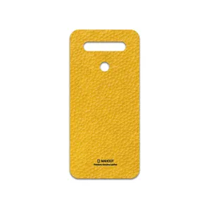 MAHOOT Mustard-Leather Cover Sticker for LG K51S