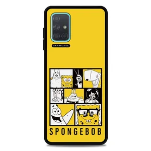 AKAM AMC-WSGA71-SPONGE BOB3 Cover For Samsung Galaxy A71