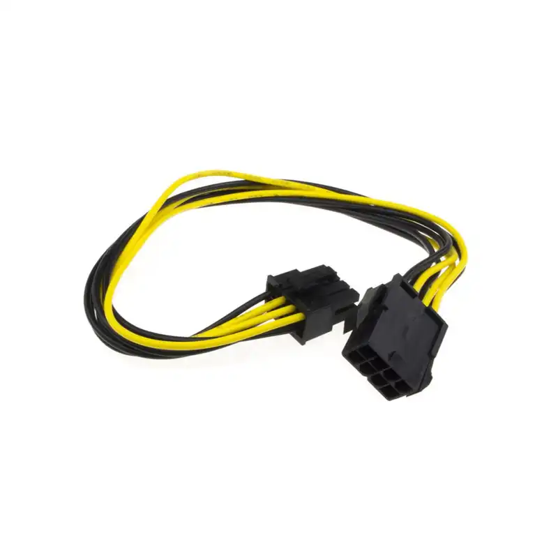 کابل برق کارت گرافیک 8 پین به 8 پین مدل gr100 طول 0.3 متر