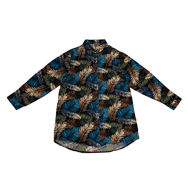 شومیز آستین بلند زنانه مدل هاوایی 27