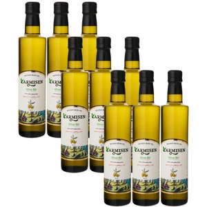 روغن زیتون تصفیه سرخ کردنی ممتاز کارمیسن - 500 میلی لیتر مجموعه 9 عددی