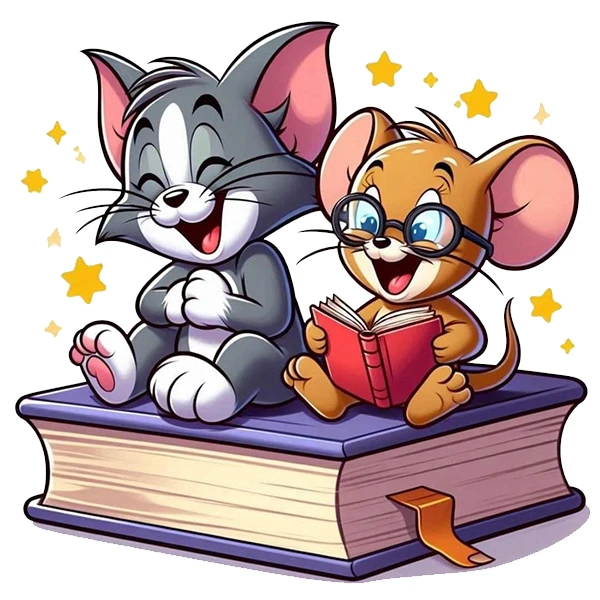 استیکر پارچه و لباس پاد آفرین طرح تام و جری کد 2714