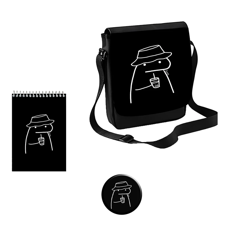 کیف رودوشی مدل میقولی کیوت کد s4 به همراه دفتر یادداشت و پیکسل