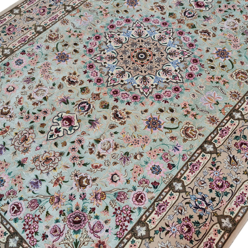 فرش دستبافت دو نیم متری اصفهان آبتین کد 1873