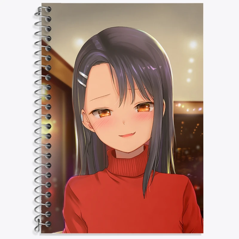 دفتر زبان 50 برگ خندالو مدل سه خط طرح ناگاتارو انیمه ناگاتورو کد 34006