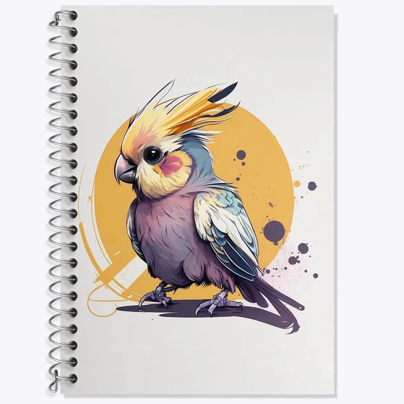 دفتر زبان 50 برگ خندالو مدل دو خط طرح عروس هلندی کد 29552