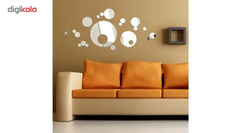 آینه پلکسی گلس دکووال مدل A52 بیست تکه