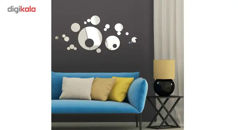 آینه پلکسی گلس دکووال مدل A52 بیست تکه