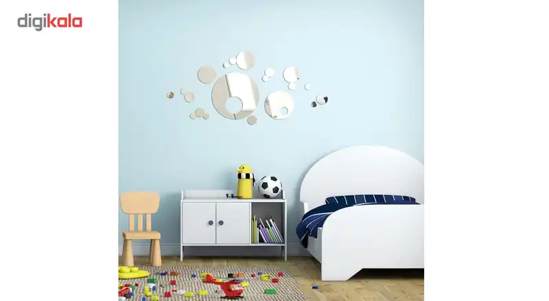 آینه پلکسی گلس دکووال مدل A52 بیست تکه