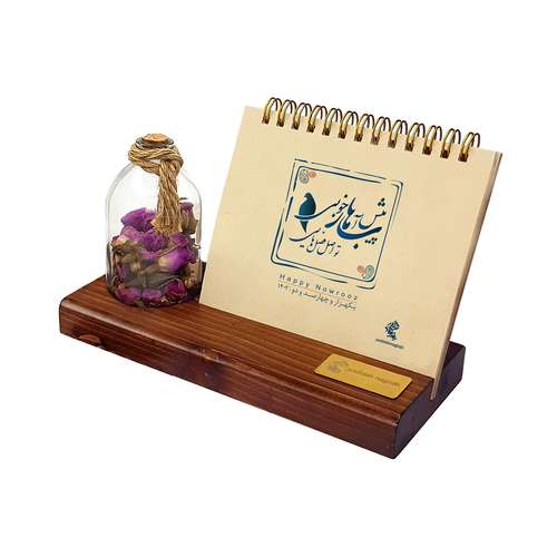  تقویم رومیزی سال 1402 پدیده نقش مدل گل سرخ اصل فصل ها