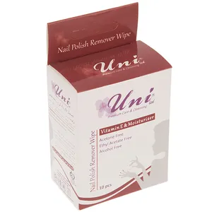 Uni Led Vitamin E And Moisturizer Nail Polish Remover Pad 10Pcs