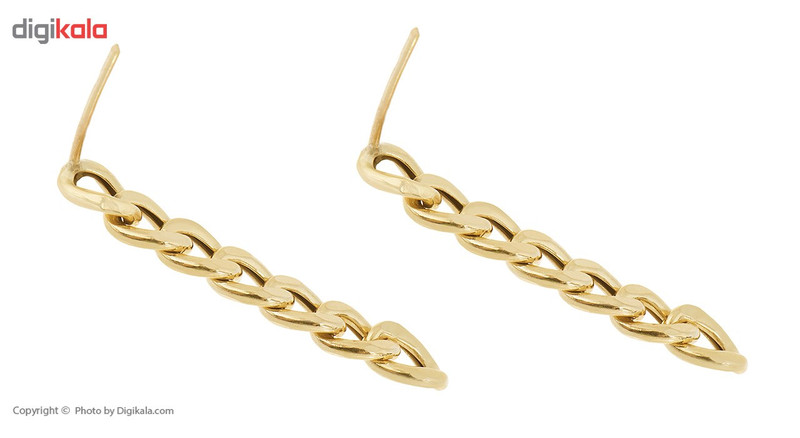 گوشواره طلا 18 عیار زردونه مدل D2005