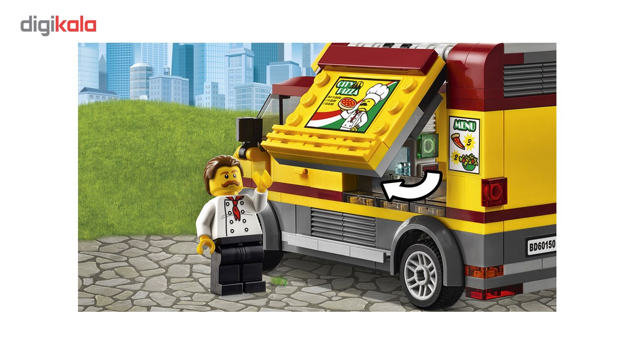 لگو سری City مدل Pizza Van 60150 لگو سری City مدل Pizza Van 60150