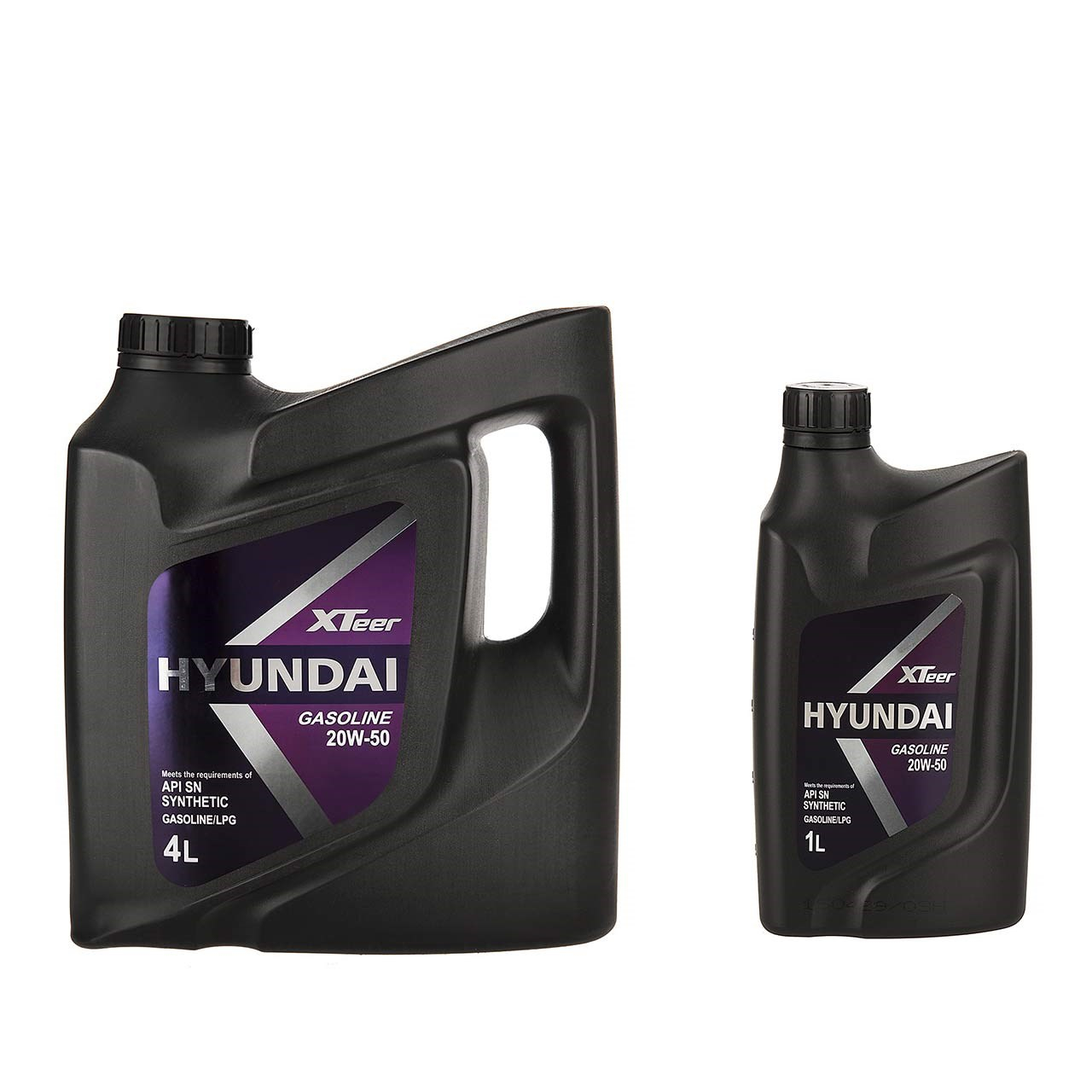 روغن موتور خودرو هیوندای اکستیر مدل 20W-50 ظرفیت 1+4 لیتر