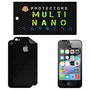 Multi Nano X-SFG Screen Protector For Apple iPhone 4 with back skin