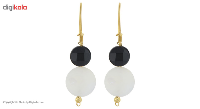 گوشواره طلا 18 عیار ماهک مدل ME0589 - 2