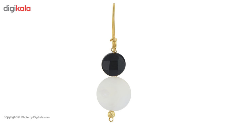 گوشواره طلا 18 عیار ماهک مدل ME0589 - 3