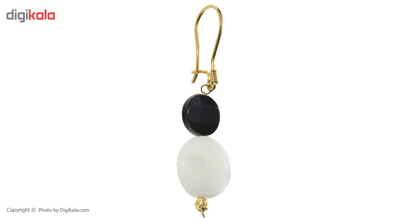 گوشواره طلا 18 عیار ماهک مدل ME0589 - 5