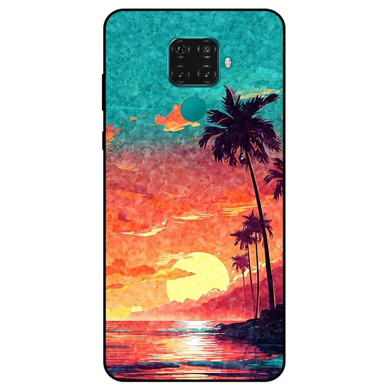 کاور مگافون طرح تابستان مدل 8000 مناسب برای گوشی موبایل هوآوی Mate 30 Lite