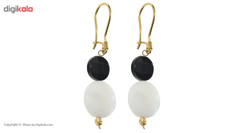 گوشواره طلا 18 عیار ماهک مدل ME0589 - 4