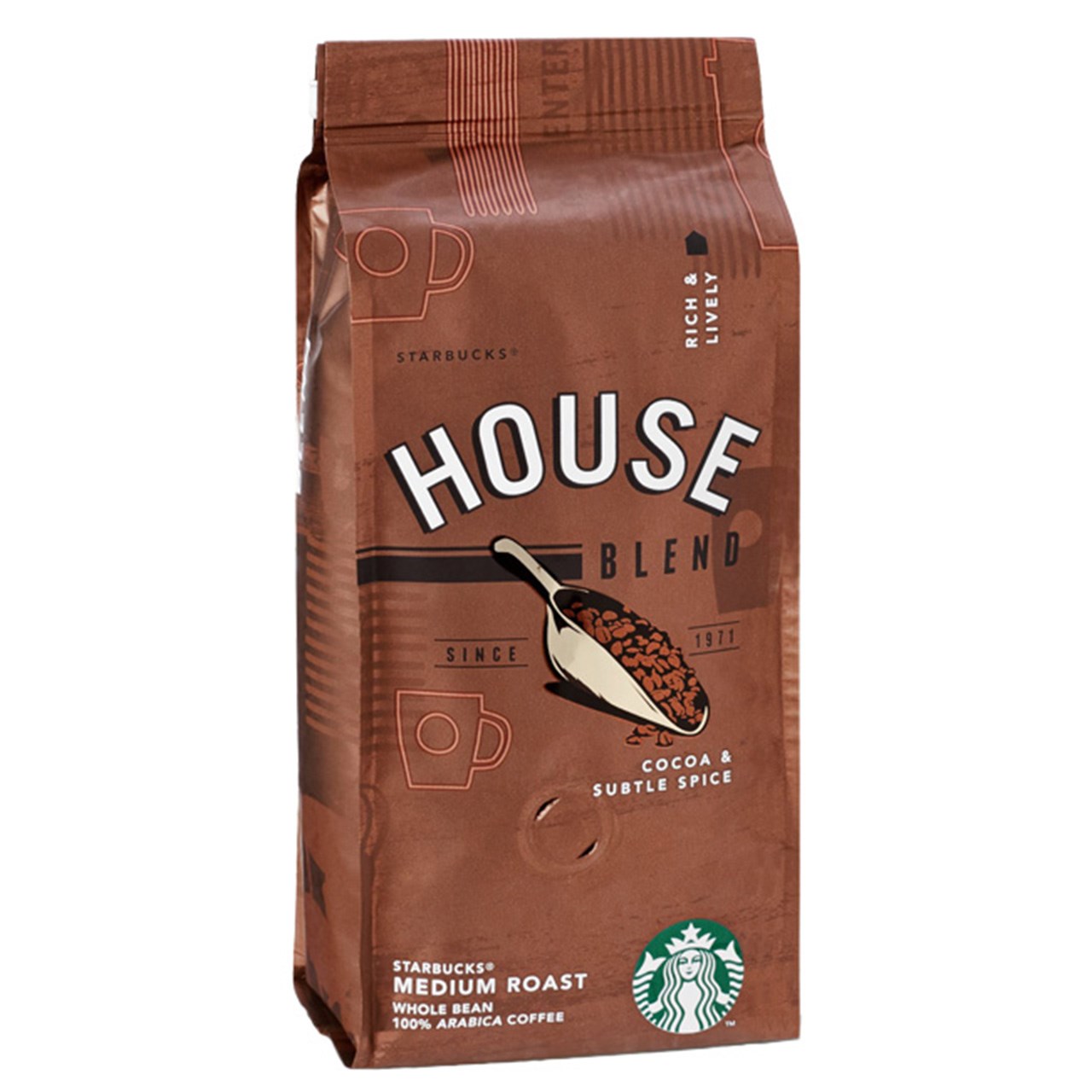 بسته قهوه استارباکس مدل  House Blend