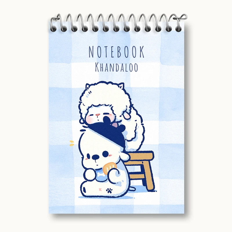 دفتر یادداشت 50 برگ خندالو طرح گوسفند و سگ کیوت کد N4696