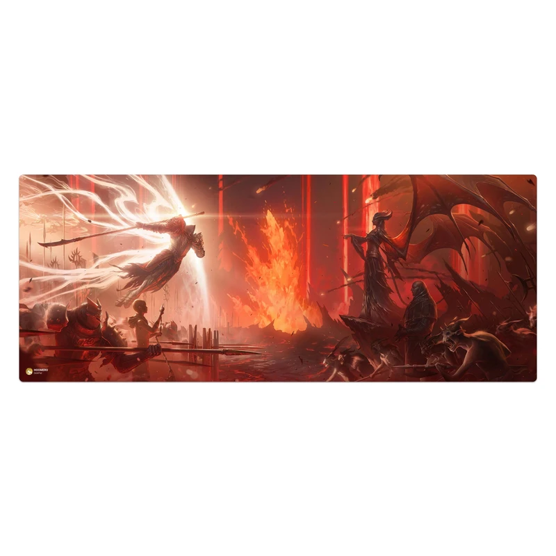 ماوس پد هومرو مدل HX463 طرح بازی Diablo سایز 40x100 سانتی‌متر