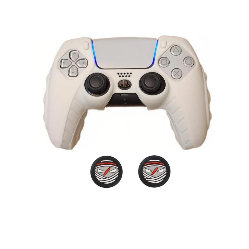 محافظ دسته بازی پلی استیشن5 مدل Strong21 به همراه روکش آنالوگ بسته دو عددی 
