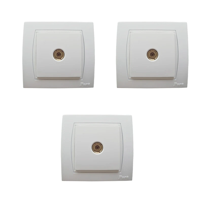 پریز آنتن پارت الکتریک مدل Azin مجموعه 3 عددی