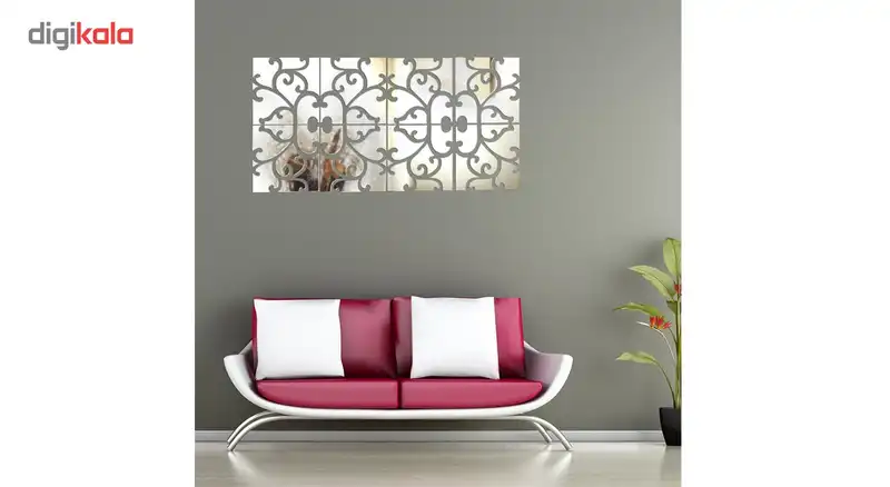 آینه پلکسی گلس دکووال مدلA188 پنجاه و شش تکه