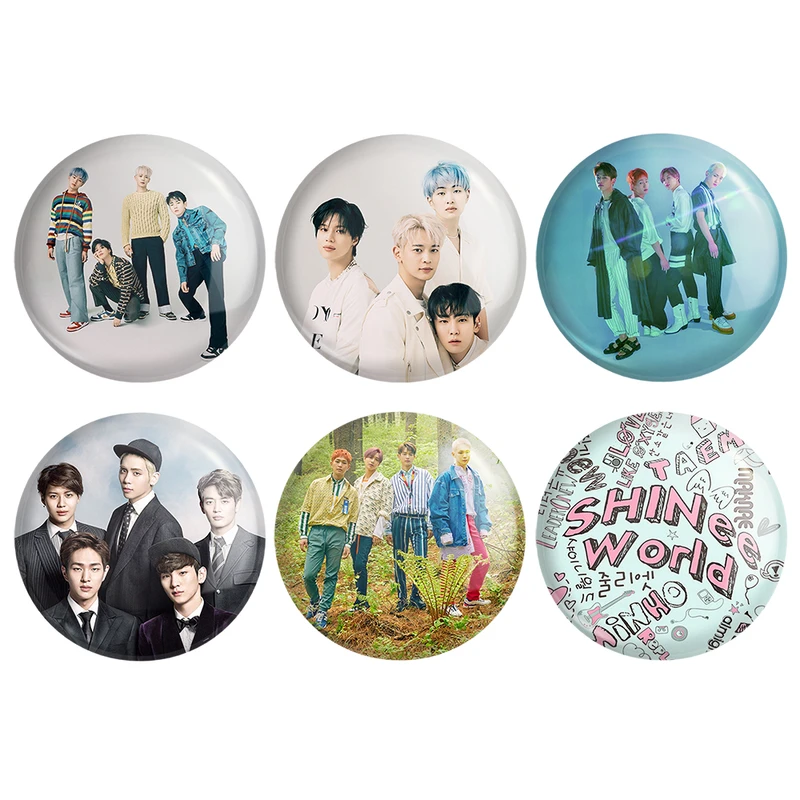  مگنت خندالو طرح گروه شاینی Shinee کد 1282B مجموعه 6 عددی