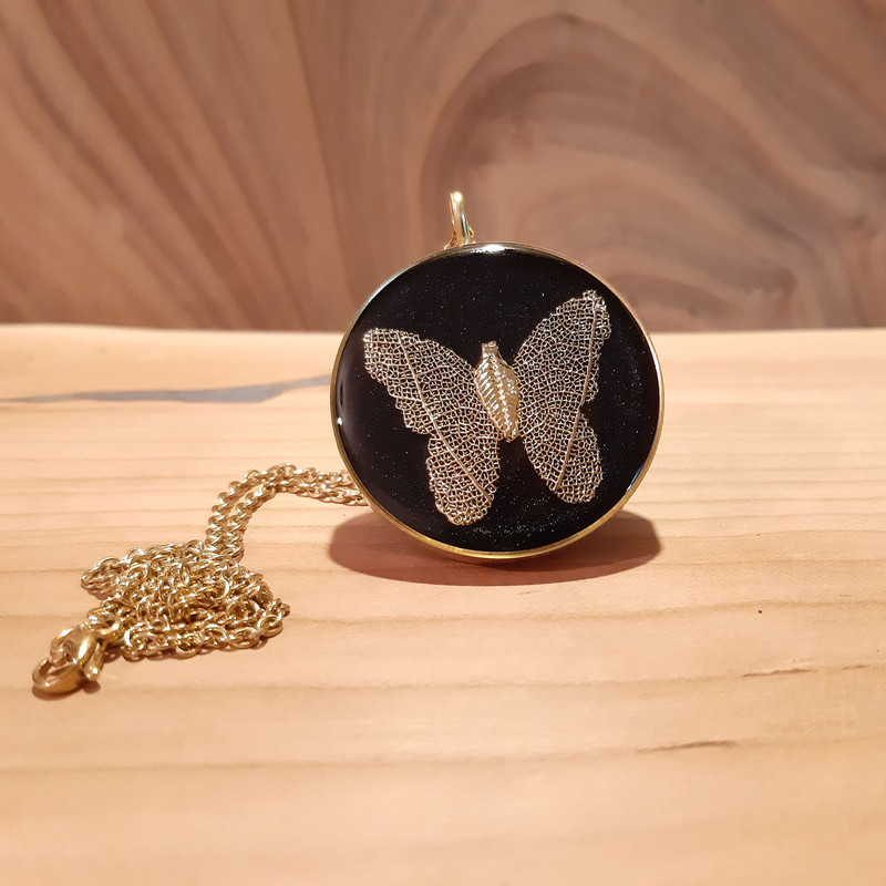 گردنبند زنانه مدل پروانه