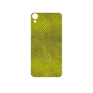 MAHOOT Yellow Snake Skin Cover Sticker for HTC Desire 10 Lifestyle