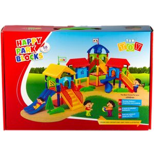 نقد و بررسی بازی آموزشی 58 تکه تک توی مدل Happy Park Blocks توسط خریداران