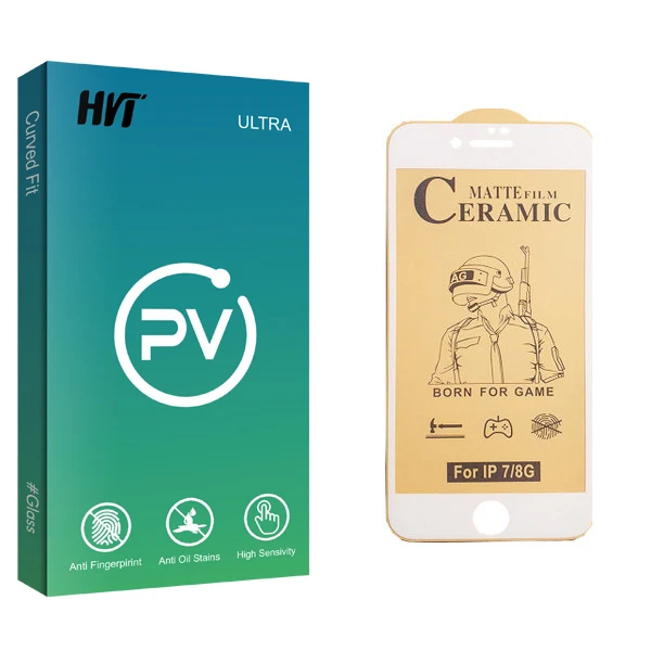 محافظ صفحه نمایش سرامیکی اچ وی تی مدل PV glass مناسب برای گوشی موبایل اپل iPhone 7