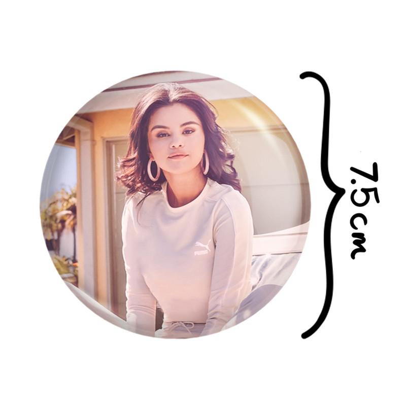 آینه جیبی خندالو مدل سلنا گومز Selena Gomez  کد 19216