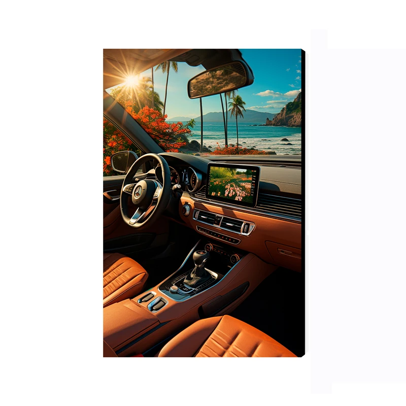 تابلو شاسی عرش مدل فانتزی ماشین کلاسیک کد As2404