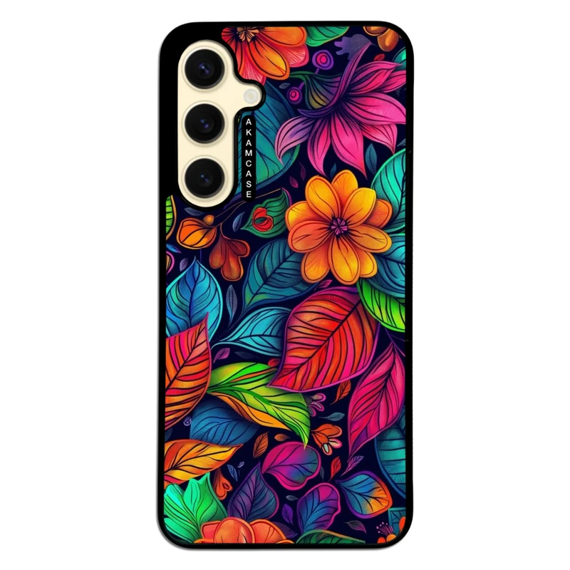 کاور آکام مدل AMC-WSGS24FE-FLOWERS-36 مناسب برای گوشی موبایل سامسونگ Galaxy S24 FE