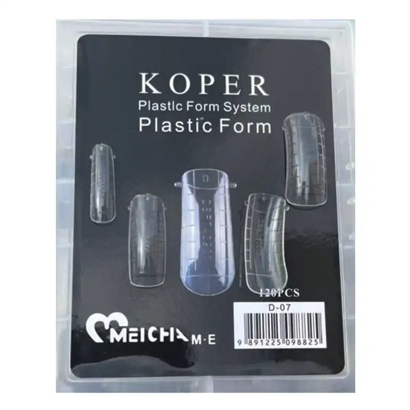 قالب کاشت ناخن کوپر مدل میچا کد D-07 بسته 120 عددی