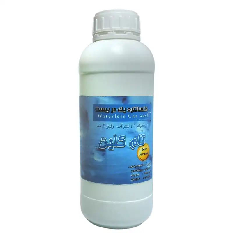 محلول کنسانتره شیشه شوی خودرو تام کلین مدل TC-100020WS حجم 1 لیتر